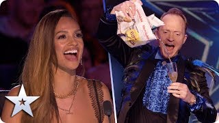 The KING of BIRDS Håkan Berg’s MAGIC is a real HOOT  Auditions  BGT 2020 [upl. by Davita]