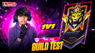 FREE FIRE LIVE 😎 1v1 GUILD TEST  TEAM CODE GIVEAWAY  freefirelive gyangaming nonstopgaming [upl. by Alage]