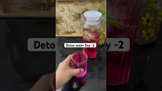 Detox water 💧 Day 2 shorts detox [upl. by Kerrill]