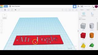 Tinkercad Basic Keychain 1 [upl. by Johnsten911]