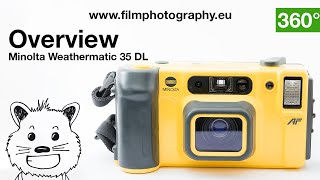 Minolta Weathermatic 35 DL Camera  Overview 360°  4K [upl. by Yhtrod]