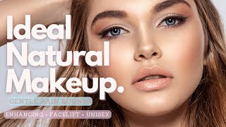 ❋ Natural Makeup  AntiAgeing  Facelift  Collagen  Enhancing  Unisex  Gentle Rain Sounds [upl. by Liliane]