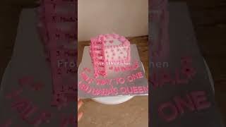 6 months Birthday Cake [upl. by Ia]