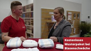 Inkontinenz und Blasenschwäche Hilfreiche Produkte im kostenlosen Testpaket  Sanitätshaus Kowsky [upl. by Muiram]