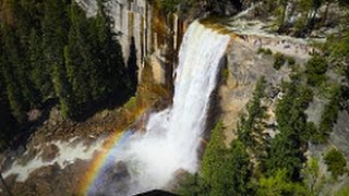 Yosemite National Park Spring Waterfalls [upl. by Dleifxam]