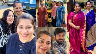 Family Trip To Kanchivaram  Saree Purchase Gini Lijo Vlog 452 [upl. by Docila]