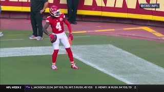 Mahomes strike hits Rice in stride for 44yard score [upl. by Lacie]