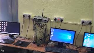 Computers teaching at High School in Balemla village in Telangana state [upl. by Savage]