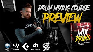 How to mix drums in less than one hour  Producing Modern Metalcore [upl. by Anetsirk]