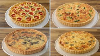 How to Make a Quiche – 4 Easy Recipes [upl. by Ileane411]