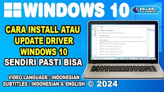 CARA INSTALL DRIVER WINDOWS 10 Terbaru 2024 [upl. by Nnylassej223]