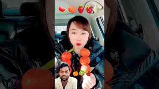 pomelo mukbang food🍊🍉 watermelon fruitcutting shortvideo eatemoticons fruit youtubeshorts [upl. by Holofernes]