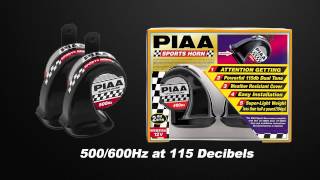 PIAA 500600hz Sports Horn vs Stock Dual Horns [upl. by Whang]