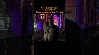 2024 Halloween Lights Lambertville NJ click arrow to view full video [upl. by Eilsel]