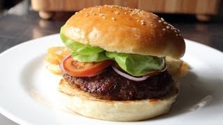 Hamburger Buns  How to Make Homemade Burger Buns [upl. by Ahcsim]