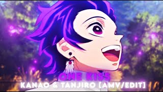 One Kiss  Tanjiro amp Kanao EDITAMV 4K [upl. by Carberry]