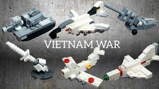 LEGO Military Vehicles from Vietnam War Tutorial MOC [upl. by Marylin]