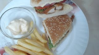 chicken fillet sandwich recipe [upl. by Suoivatram]