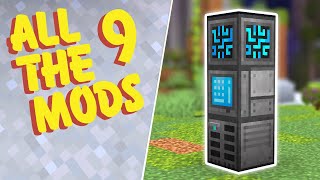 All The Mods 9 Modded Minecraft EP7 Cave Base Upgrade and Refined Storage Upgrade [upl. by Loredana]