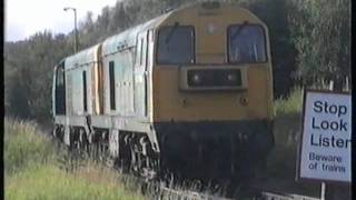 Barrow Hill area MGR workings and loco movements  1990 [upl. by Uhp]