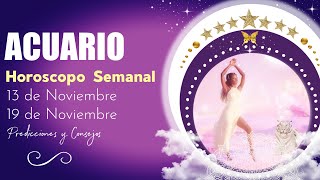 ⭐️ACUARIO WOWLA MEJOR LECTURA DE LA SEMANA AMOR ETERNO HOROSCOPO SEMANAL AMOR Y MÁS [upl. by Vrablik]