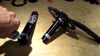 APS Crankset Install [upl. by Etnuaed]