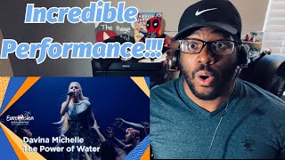 Davina Michelle  The Power of Water  First SemiFinal  Eurovision 2021  REACTION [upl. by Kaylil]