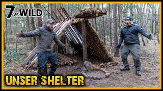 7 vs Wild Shelter  So geht es weiter  Bushcraft Survival Naturensöhne [upl. by Anerol]