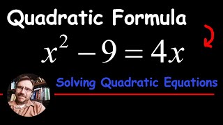 How to Solve with Quadratic Formula  Set To Zero First [upl. by Alexandr479]