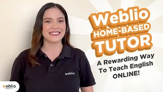 Weblio HomeBased Tutor A Rewarding Way to Teach English Online [upl. by Ollecram975]