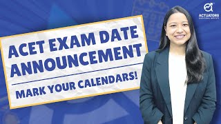 ACET Exam Date IS FINALLY OUT [upl. by Hebe]