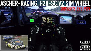 DRIVERS EYE Onboard  Ascher Racing F28SC V2  SimLab P1X DBox 4250i Motion Simulator [upl. by Yelruc255]