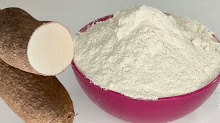 Make YAM FLOUR FROM SCRATCH Like a Pro  Navinas kitchen [upl. by Fontes169]