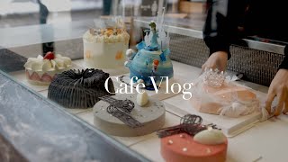 CAFEBAKERY VLOG Vo8  Snow Day Making Custom Cakes  Cake Coffee Shop Daily Routine  多伦多蛋糕店日常 [upl. by Singhal155]