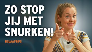 STOPPEN met SNURKEN 5 TIPS [upl. by Nereen]