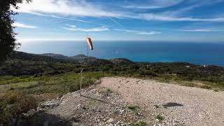 Start Th Lefkada 2024 gleitschirmfliegen paragleiten paragliding parapente [upl. by Allerbag910]