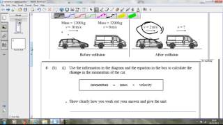 Momentum and Collisions GCSE question [upl. by Pepe]