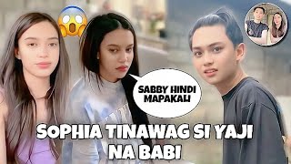 SOPHIA TINAWAG SI YAJI NA BABI 😱😰😍 SABBY HINDI MAPAKALI SA SINABI NI SOPHIA yabby [upl. by Haleemak]