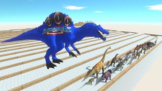 ESCAPE FROM CAPTAIN AMERICA SPINOSAURUS  LAST SURVIVOR  ARBS  Animal Revolt Battle Simulator [upl. by Damicke154]