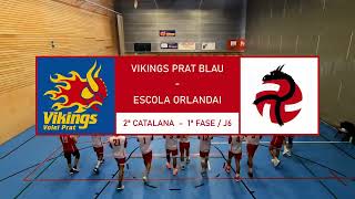 Vikings Volei Prat Blau vs Escola Orlandai  Highlights [upl. by Tova621]