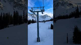 Arapahoe basin chair lift Colorado ski [upl. by Ashien]