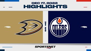 NHL Highlights  Ducks vs Oilers  December 17 2022 [upl. by Aicissej]