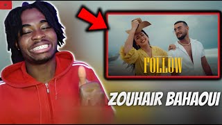 Zouhair Bahaoui Ft Hind Ziadi  Follow EXCLUSIVE Music Video  REACTION [upl. by Nnylatsyrk]