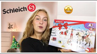 SCHLEICH HORSE ADVENT CALENDAR UNBOXING 2022  Schleichstable WMM [upl. by Aelsel]