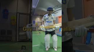 Playing with a Bowling Machine until I get out cricket viratkohli Bat [upl. by Nawtna]