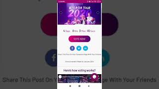 BTS Asia Tour votes 2020 Round 2 [upl. by Rennerb]