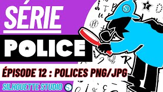 Comment UTILISER des POLICES IMAGES dans Silhouette Studio  Série POLICE Épisode 12 caractères [upl. by Nonnah]