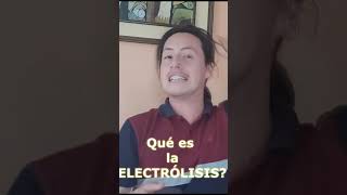 Qué es la ELECTRÓLISIS🌊 ⚡ [upl. by Acisse748]