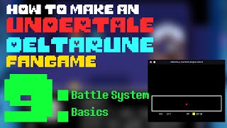 How to make an UNDERTALEDELTARUNE Fangame in Gamemaker Studio 2  Part 9 [upl. by Gardas682]