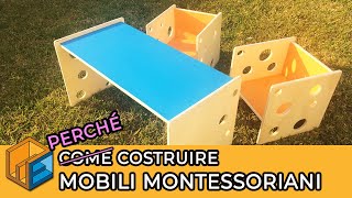 Come costruire mobili montessoriani  Fai da te [upl. by Gee]